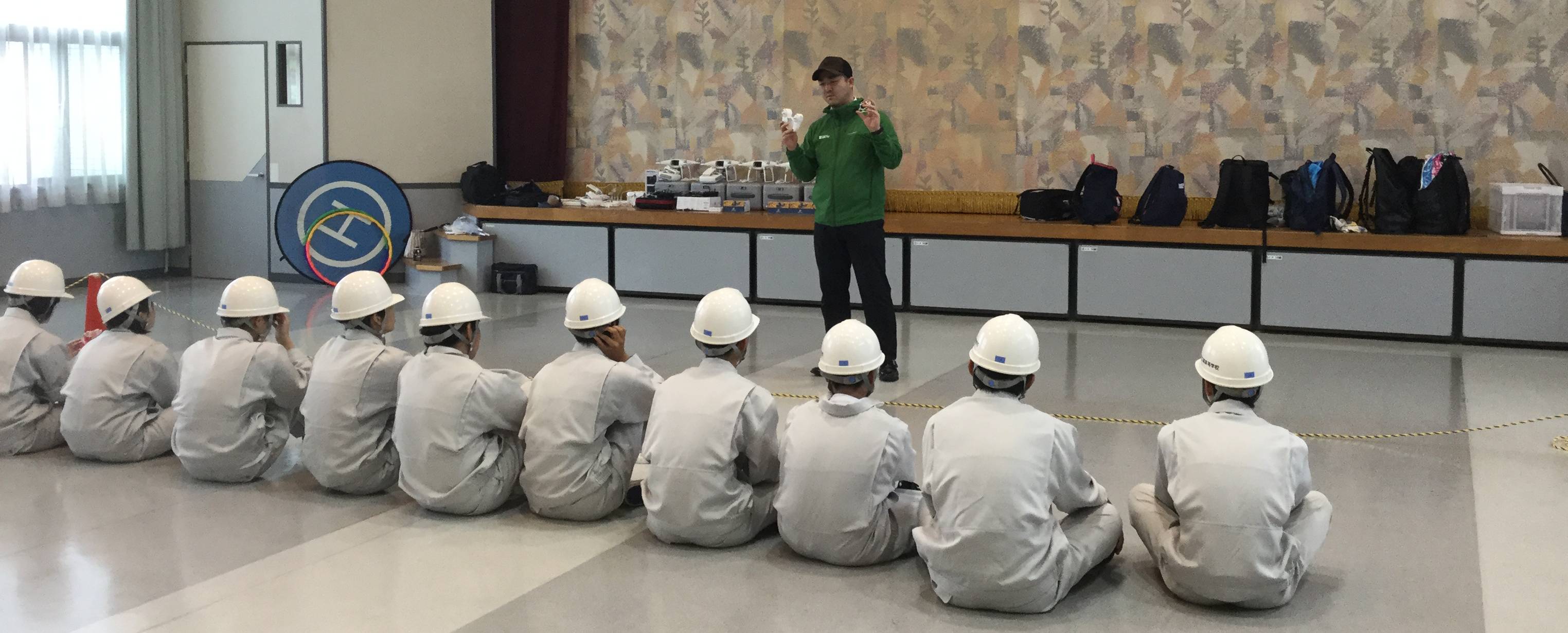 第３回　可児工業高校ドローン実習始まりました。