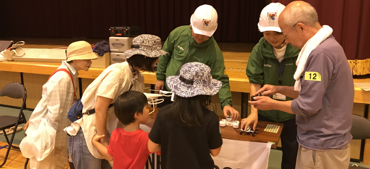 岐阜盲学校の防災運動会に展示体験コーナーとして参加してきました！