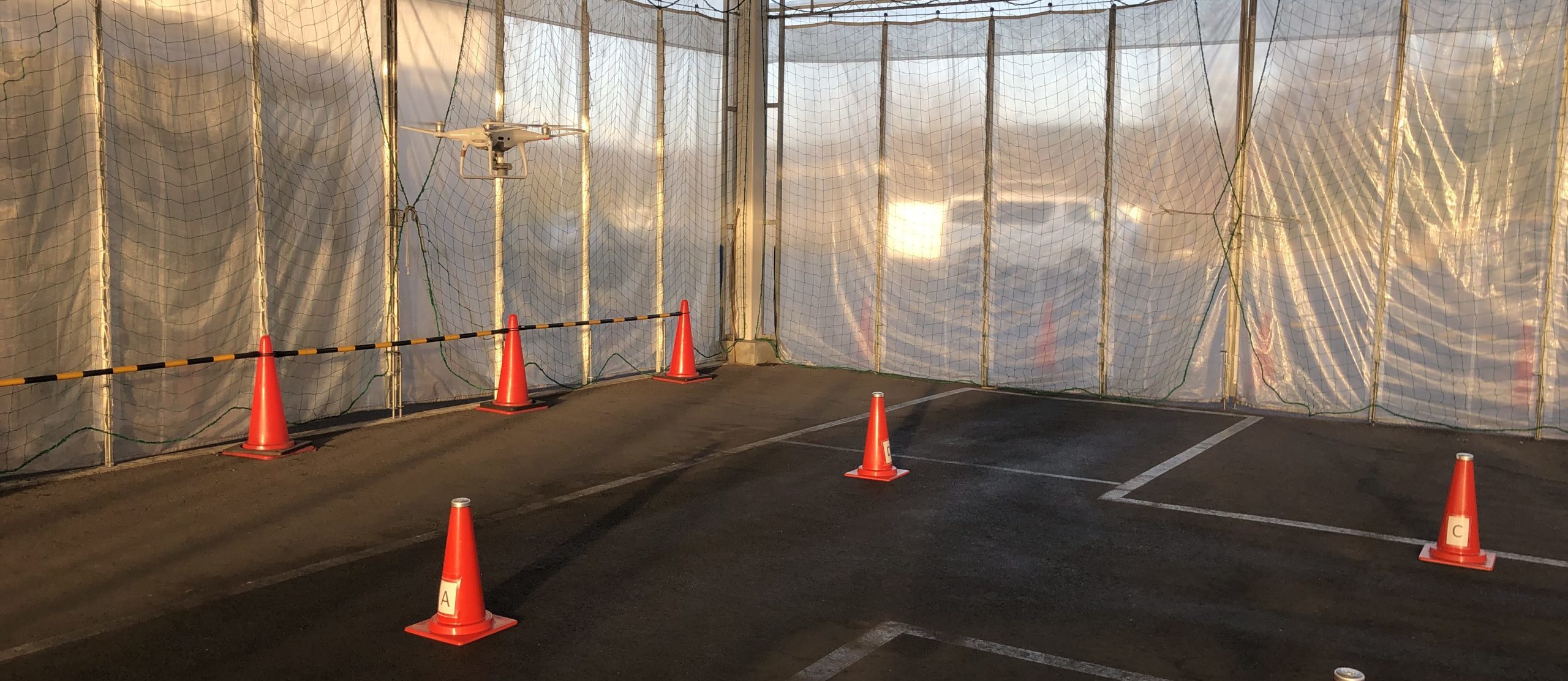 夜間飛行・目視外飛行の講習を行いました！！