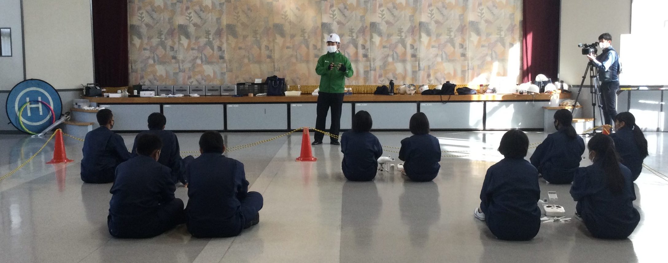 地元工業高校でドローン講座やりました！