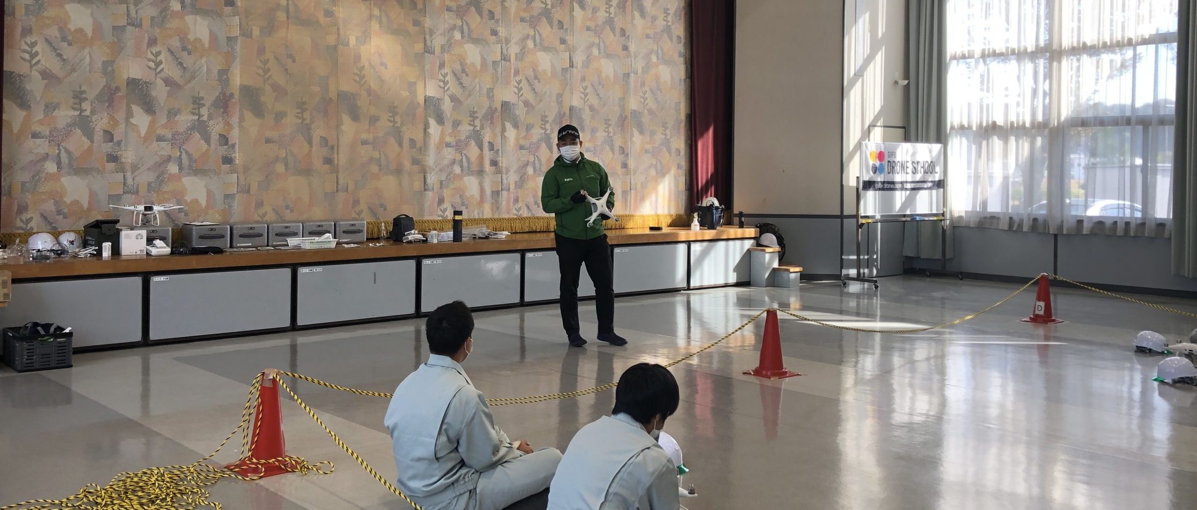 高校でドローン講習を行いました！！