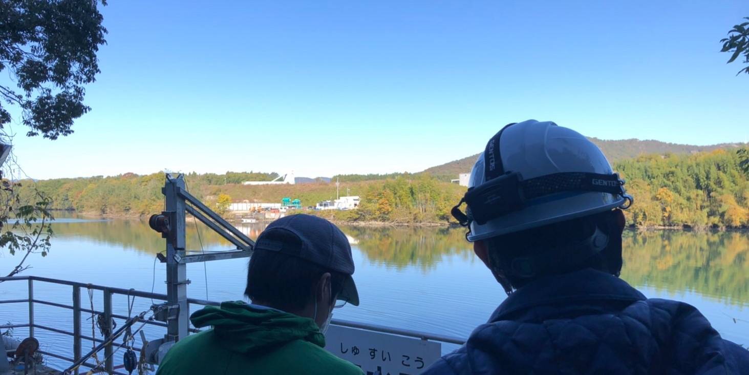 浄水場の取水口！？