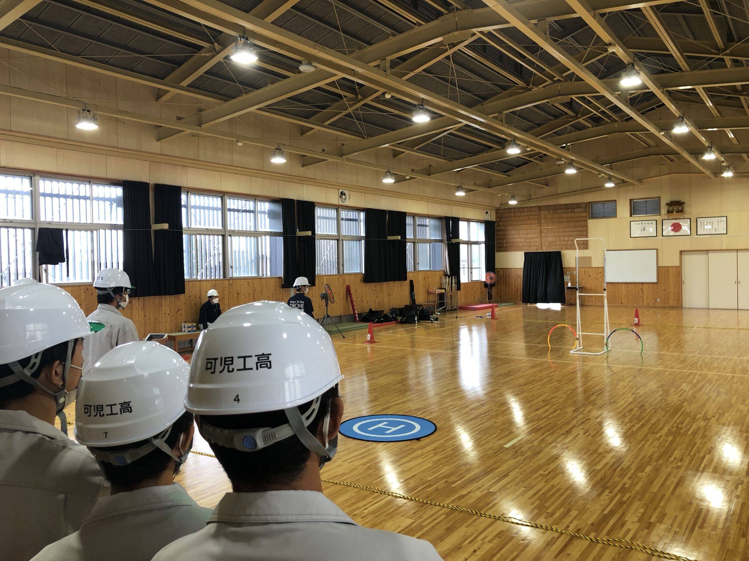 高校のドローン講習をやりました！