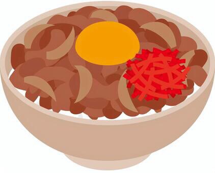 大量の牛丼が空を飛んだぜ！！