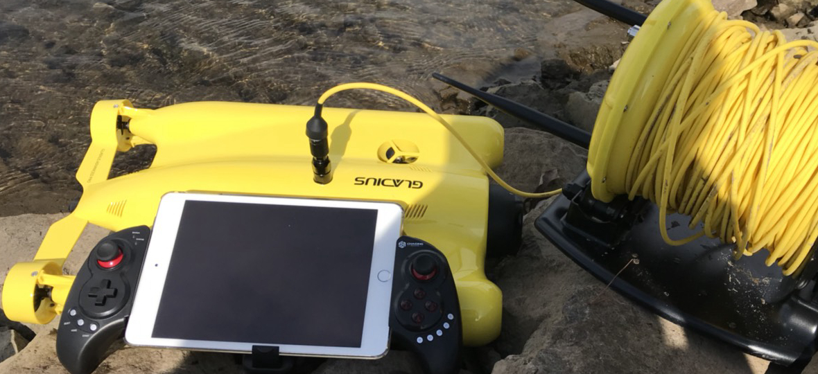 水中ドローンの潜航訓練に行ってきました！その2