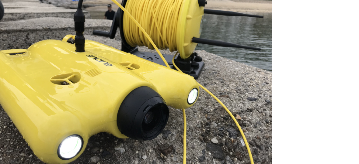 水中ドローン潜航訓練にいってきました！