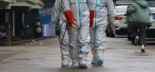 楽天の球場でドローンを使って消毒作業をやってます！