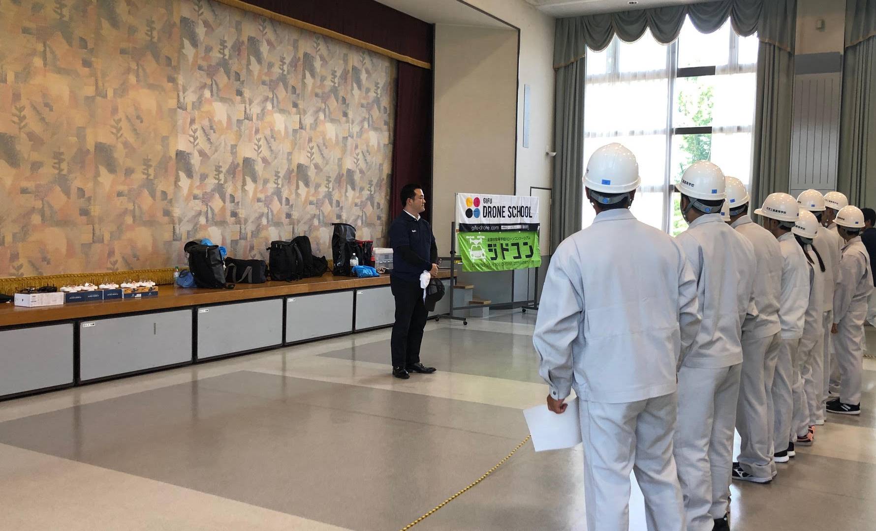 第2回　可児工業高校ドローン実習スタートしました！