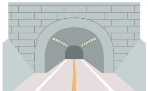 トンネル天井面の点検